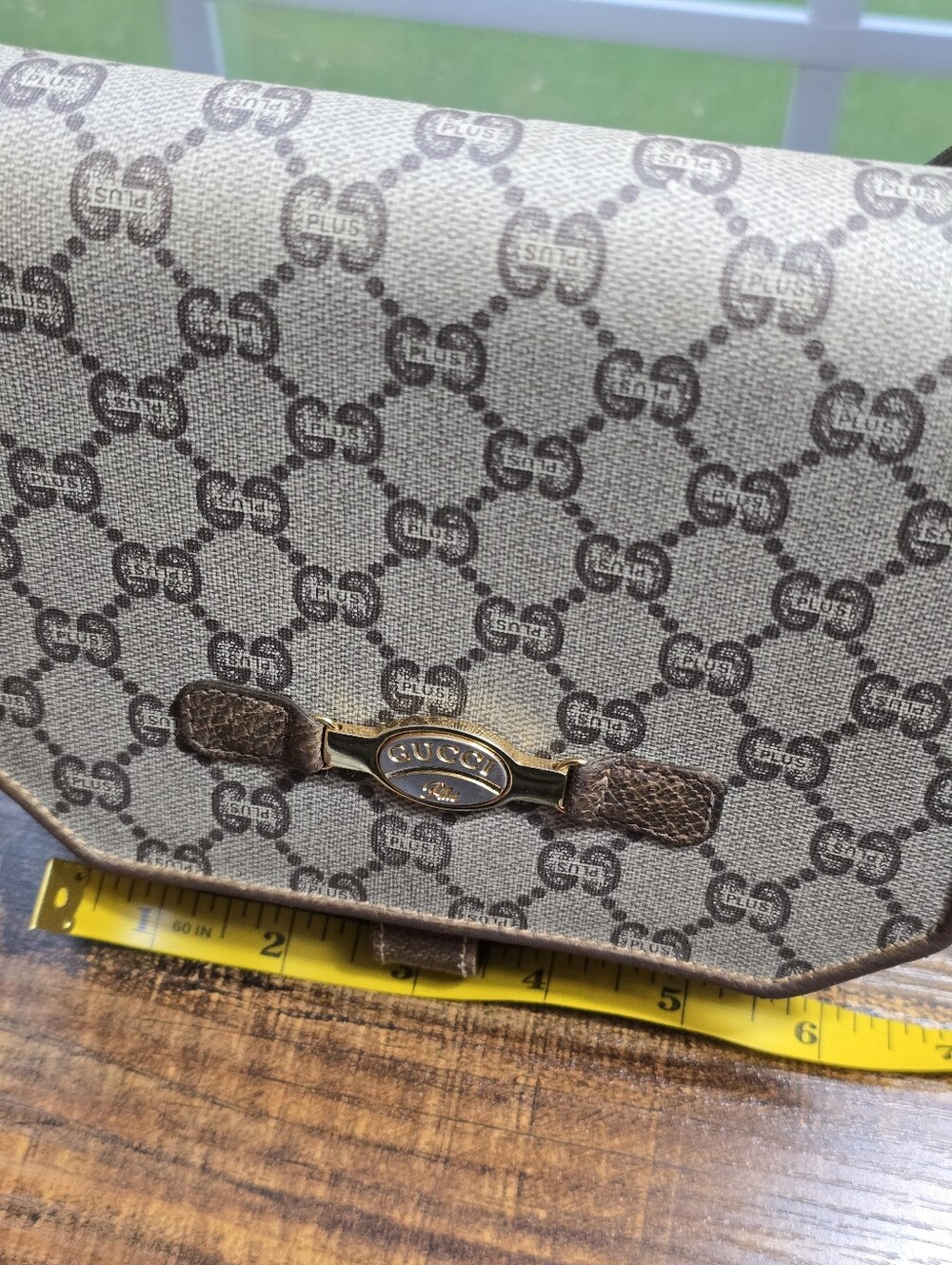 Vintage Gucci Plus GG Crossbody Flap Bag - Picture 14 of 16